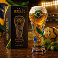 Premium BRZ Soccer Trophy Beer Glass TNSM