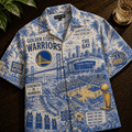 PREMIUM GSW HAWAIIAN SHIRT TTNL