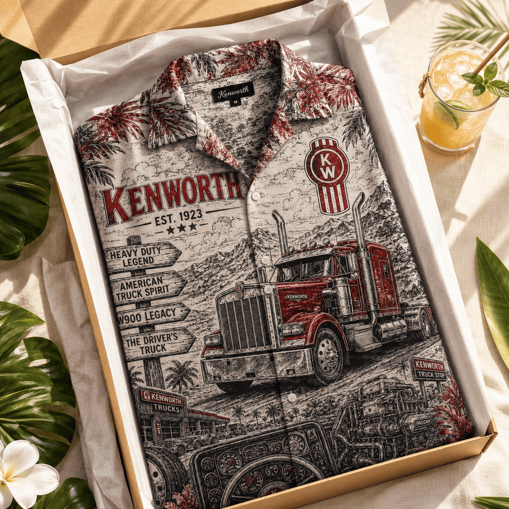 PREMIUM KNWT HAWAIIAN SHIRT LNTH