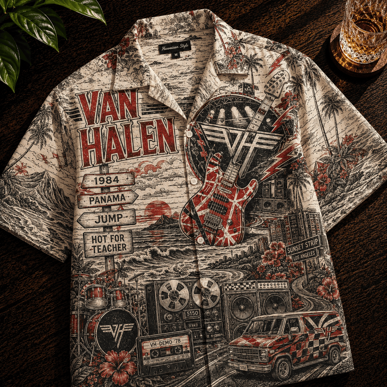 PREMIUM VHL HAWAIIAN SHIRT LNTH