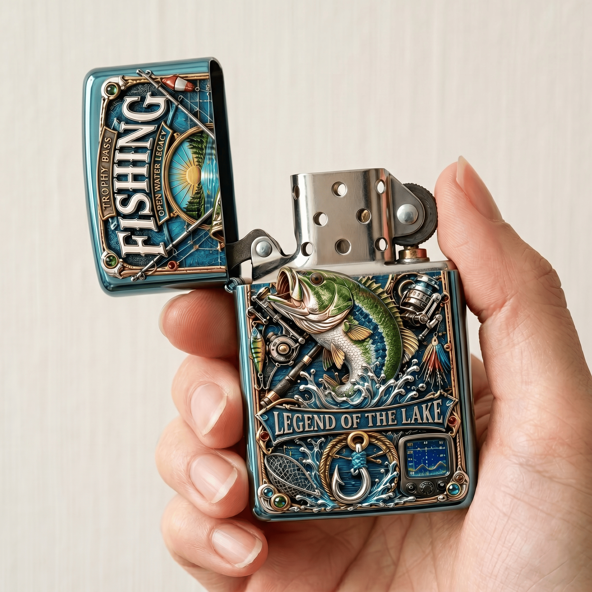 Premium FISH Zippo Lighter HTTT