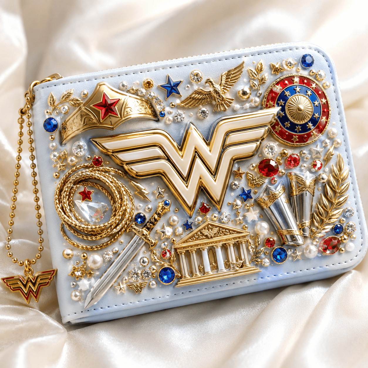 Premium WDWM Handmade 3D Collage Wallet HTTT