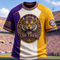 PREMIUM LSU 3D EMBOSS SHIRT TTNL