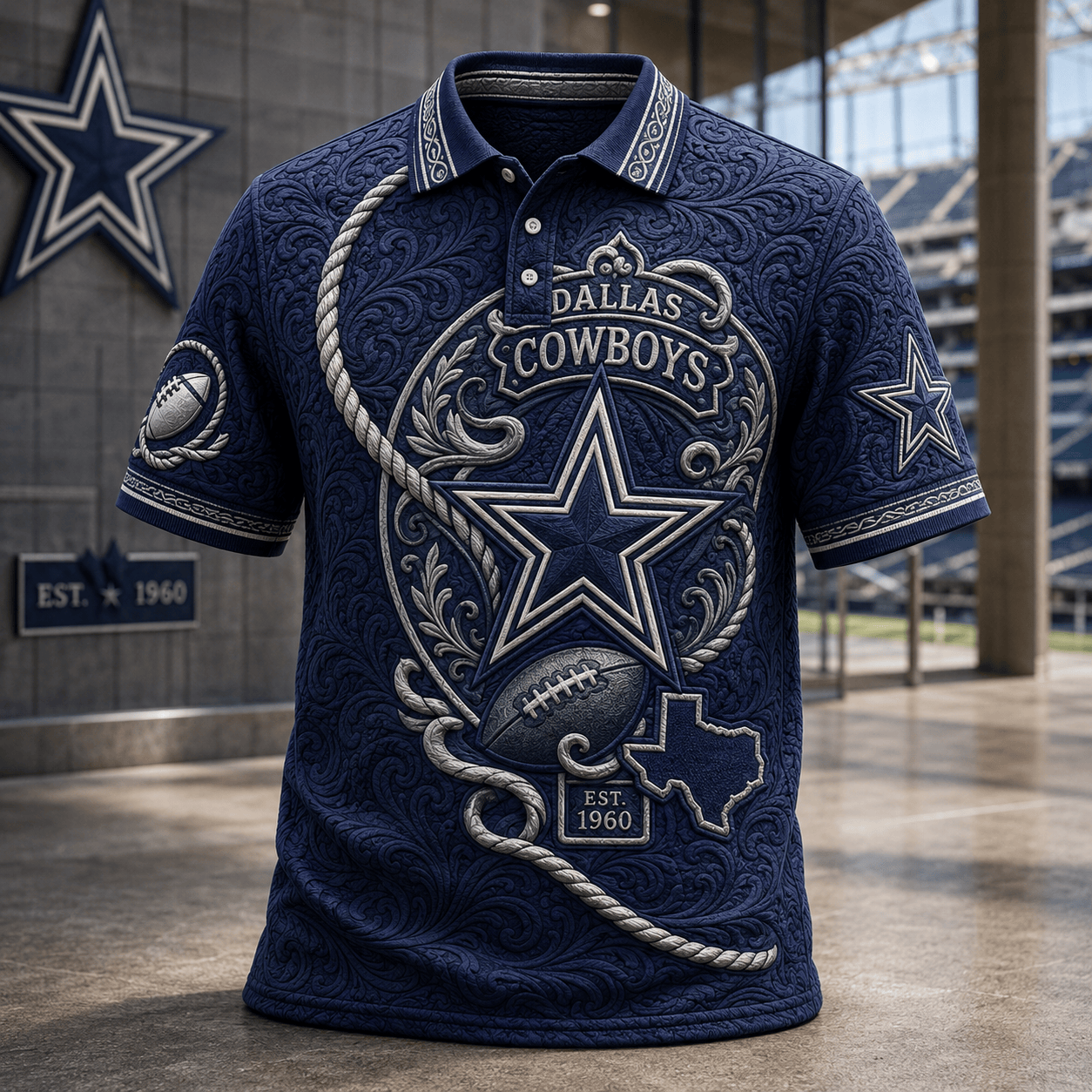 PREMIUM DLCB EMBOSS POLO SHIRT HQH