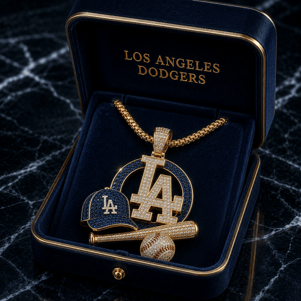 LAD Solid Gold Chain with Diamond Pendant BMD