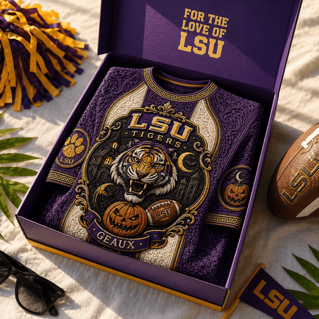 PREMIUM LSU 3D EMBOSS SHIRT PDL
