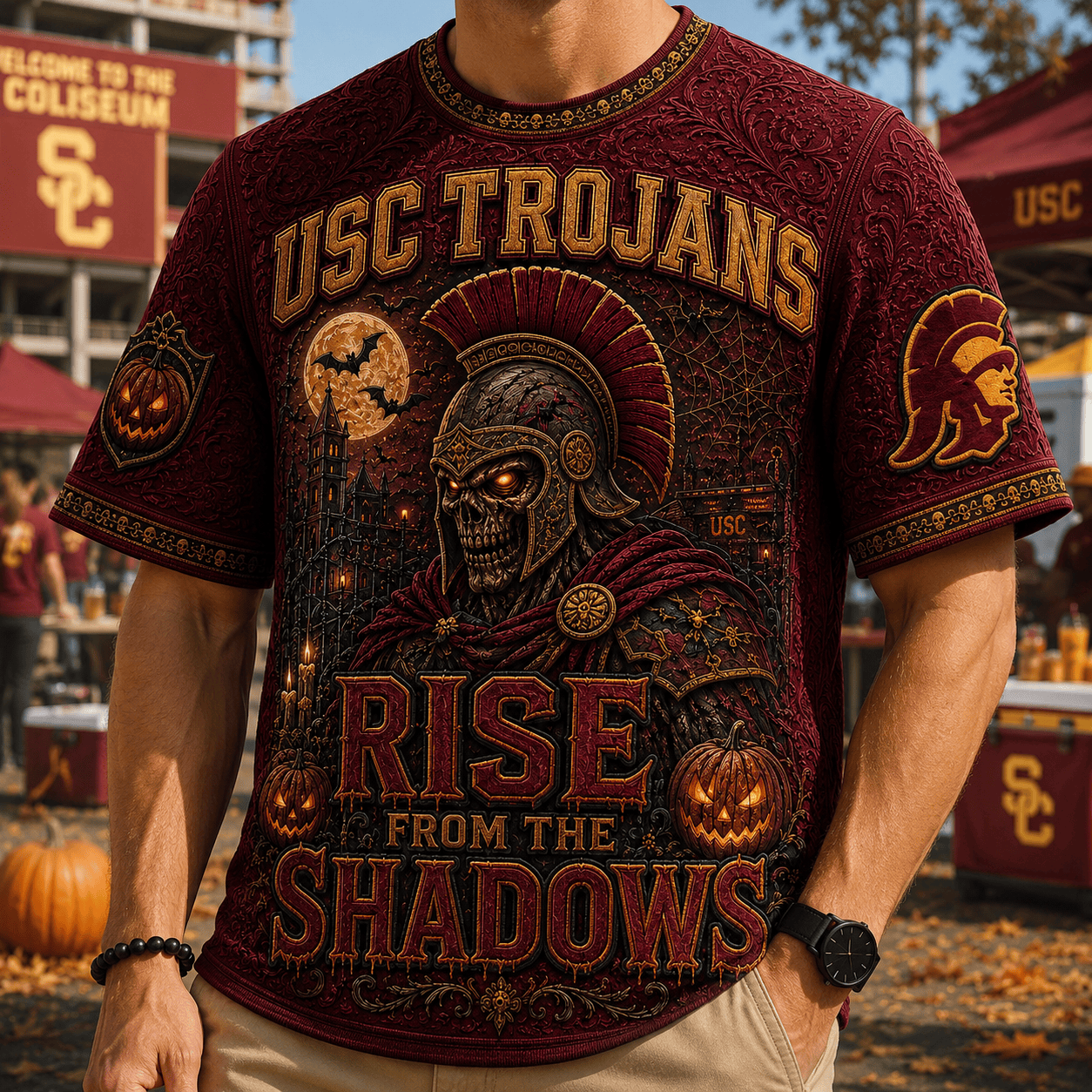 PREMIUM USC 3D EMBOSS SHIRT TTNL